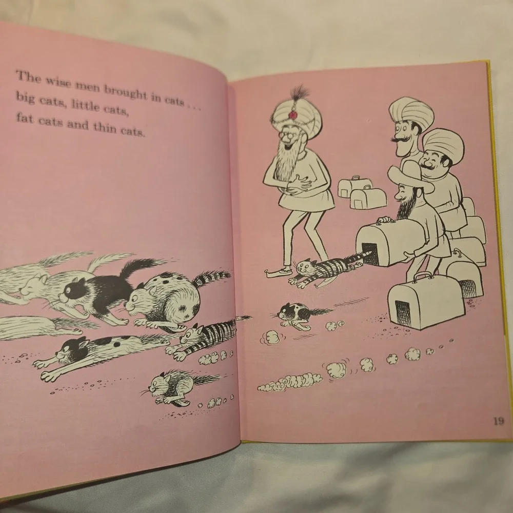 Dr. Seuss Beginner Book Lot of 4 Hardcover 1957 1965 Cat in the Hat Little Black